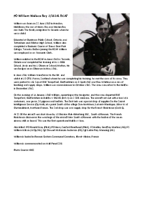 A preview of a PDF biography for Roy, William Wallace